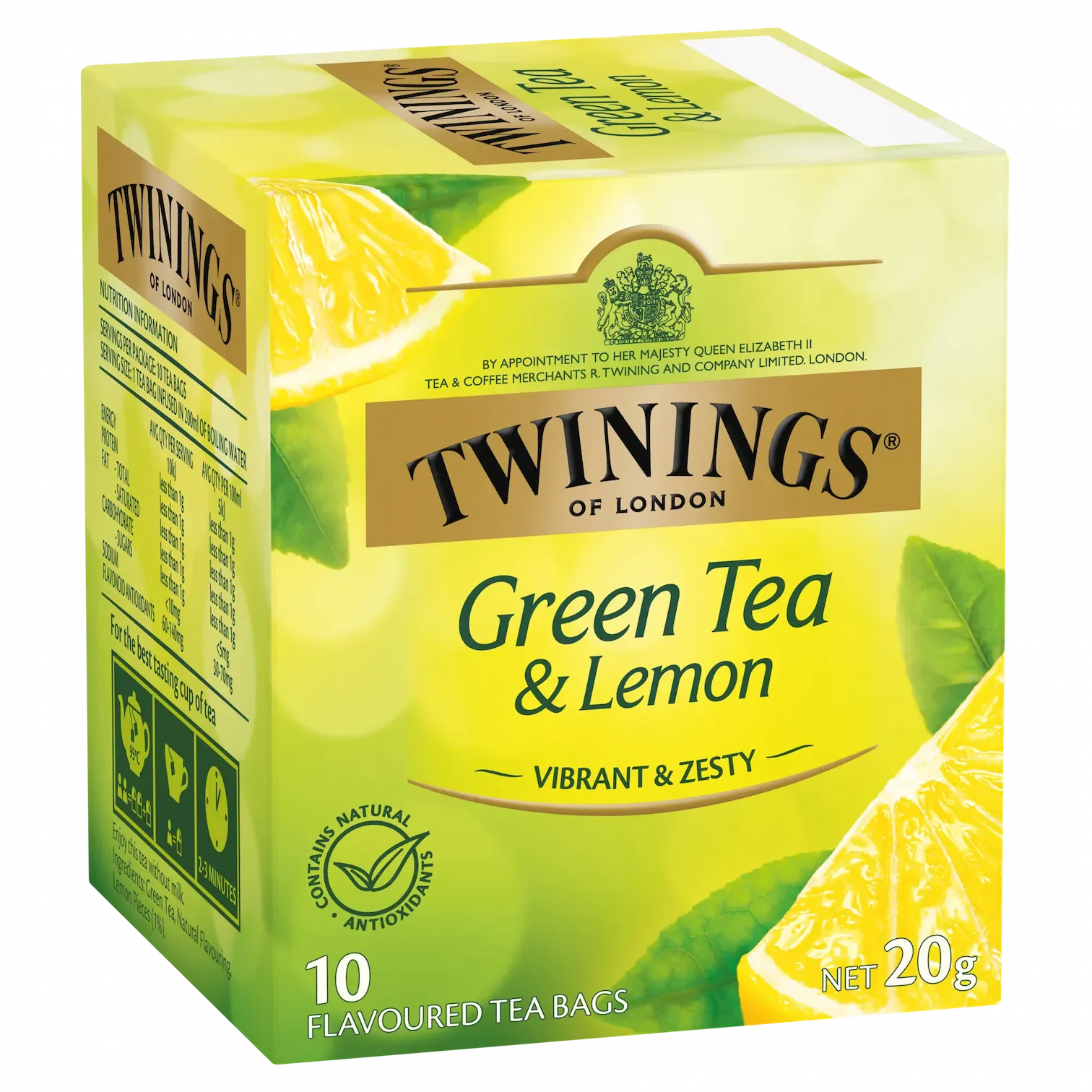 Natural Twinings Lemon Green Tea, Packaging Type: Packet, Packaging Size:  25 Sachets at best price in Mumbai